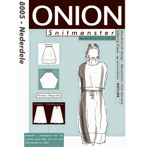 Onion 8005 Snitmønster